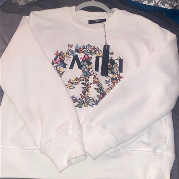 COPY - AMIRI Peace Butterfly Crew Neck - Picture 2 of 3